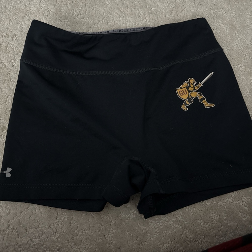 Under Armour Black Fitted Shorts with HeatGear